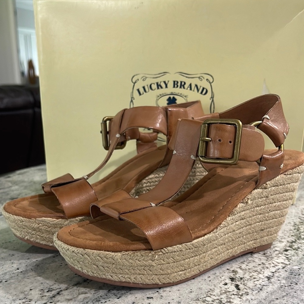 Lucky Brand Espadrille Platforms/Wedge - Picture 1 of 4